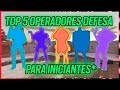 TOP 5 OPERADORES DA DEFESA PARA INICIANTES, e até experientes também! || RAINBOW SIX SIEGE