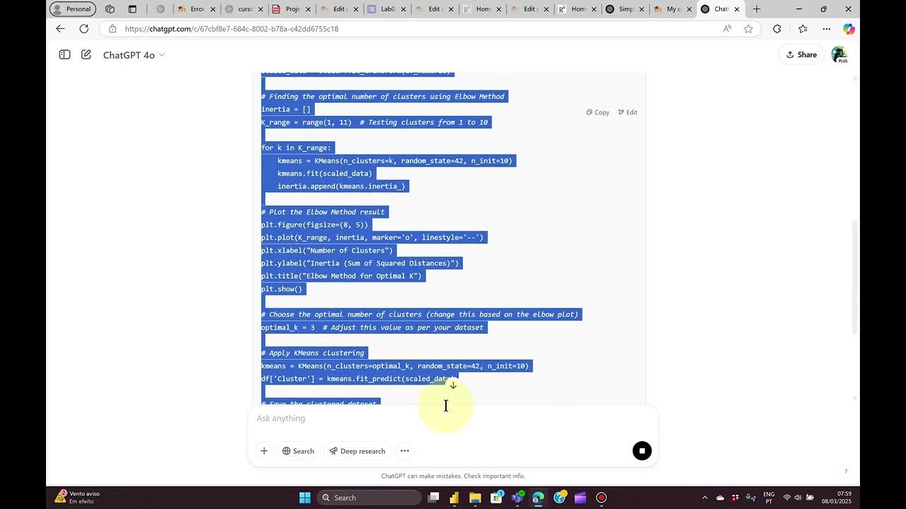 How to start using python to do a clustered column in Power BI! - YouTube