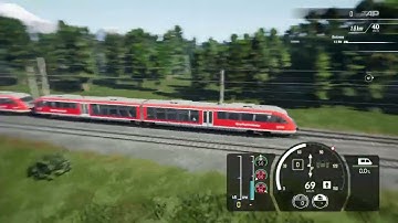 DB BR 642 training center TSW 4 insane ride