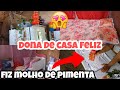 LIMPEZA CAPRICHADA NA MINHA CASINHA DE BARRO+ FIZ CONSERVA DE PIMENTA