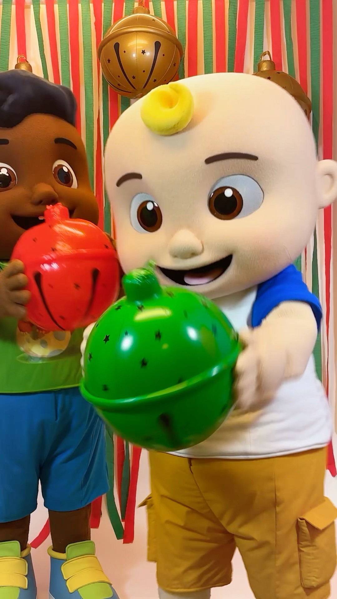 Baby JJ and Cody's Jingle Bell ? DANCE PARTY! CoComelon in Real Life! #cocomelon #shorts