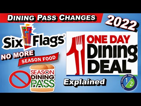 Six Flags Dining Pass Explained Six Flags Food Pass 2022