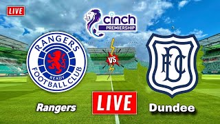 Rangers vs Dundee Live Streaming | Scottish Premiership | Dundee vs Rangers Live