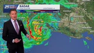 Edouard makes landfall as a tropical storm along northwestern Gulf Coast