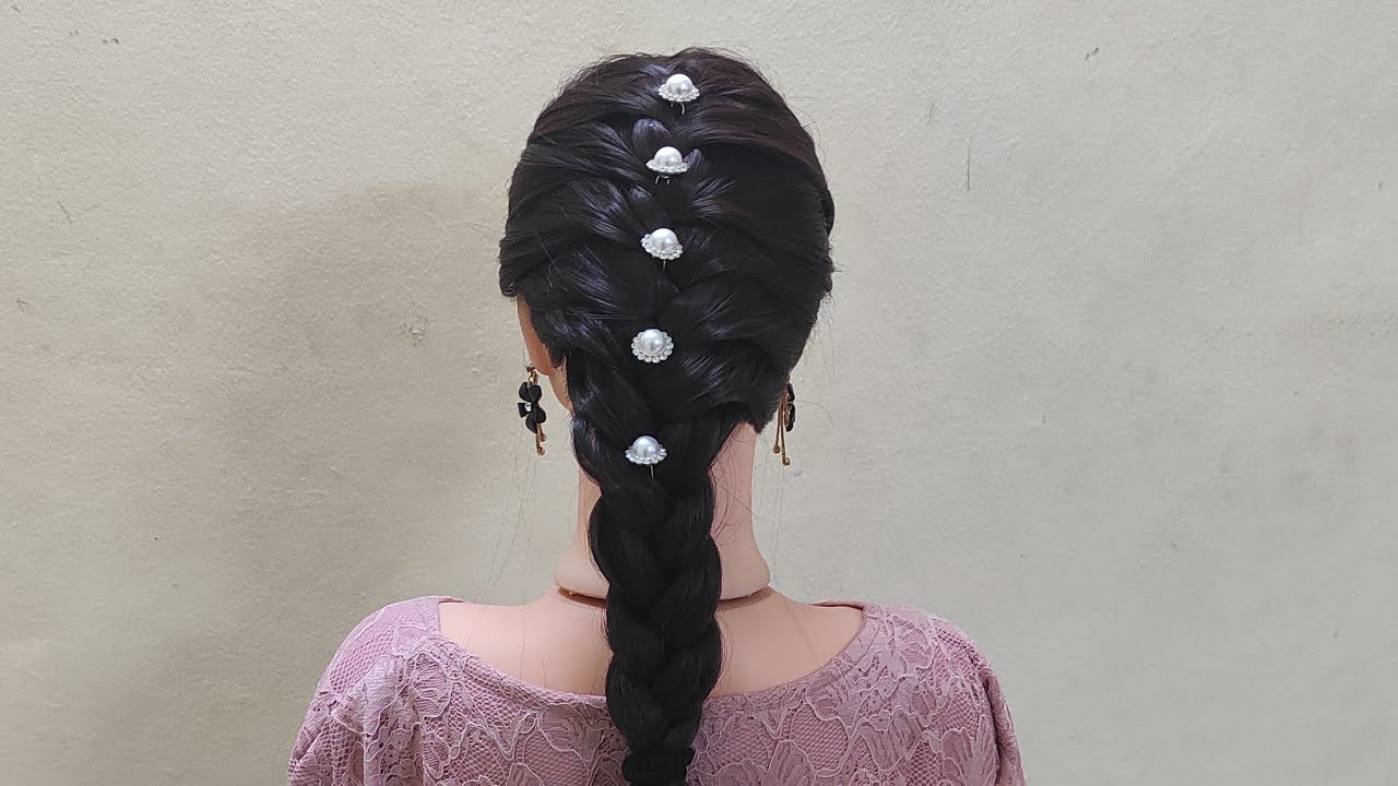 Sagar Veni🤩/Easy french Braid #hairstyle #makeup #hacks #hairtutorial  #braids #shorts#french#sagar - YouTube