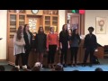 Afternoon Delights perform "Petulia" by The Kooks at Morning Meeting