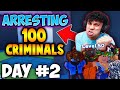 ARRESTING 100 CRIMINALS IN JAILBREAK?! (Roblox Jailbreak)