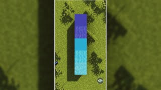 Blue Gradient - Minecraft | #Shorts | #5BlockGrads