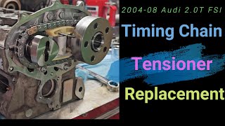 How to Replace the Rear Timing Chain & Tensioner on an Audi /Volkswagen (200408) FSI / Chain Noise