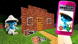 QUIEN LLAMO A SOPITA A LAS 3 AM ¿SMURF CAT? - 📱👩🏼‍🦰 en MINECRAFT