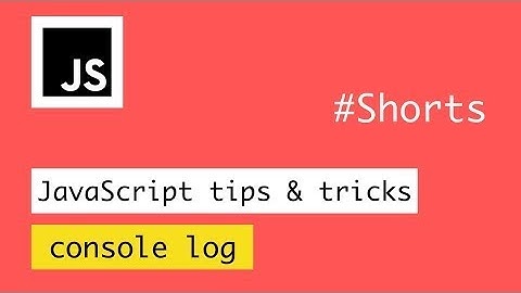 JavaScript console log Tips & Tricks | Learn JavaScript #javascript #short