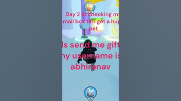 Day 2 of checking my mailbox till I get a huge pet #clipchamp #roblox #shorts