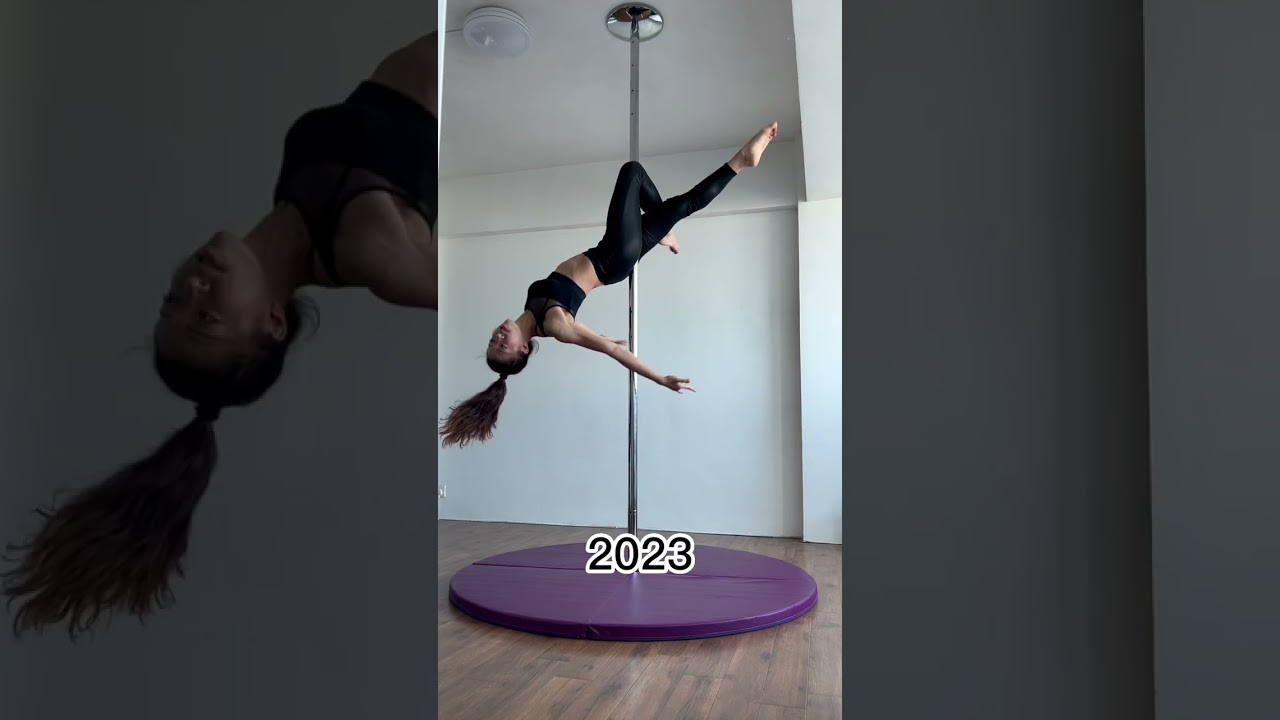 2013 vs 2023 - Pole Dance Progress (Layback to Janeiro) 