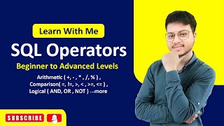 Learn or Understand SQL Operators in Depth | #SQL | #Operators Profile