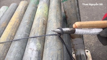 Cách buộc nút sợi dây sắt đẹp