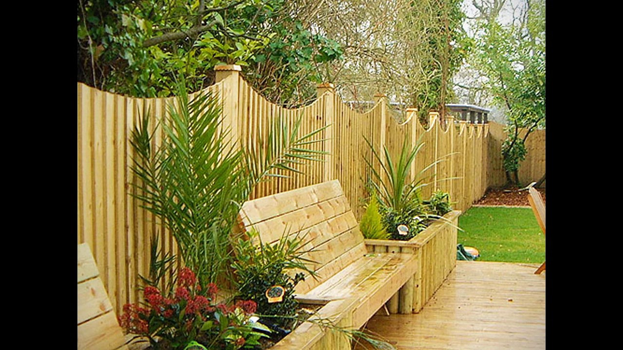Personaliza tus vallas de madera para tener un jardín original