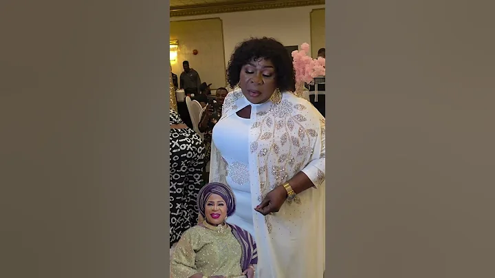 Madam Saje at the celebration of  Mama Rainbow 83rd birthday ad 60yrs on stage celebration in Canada