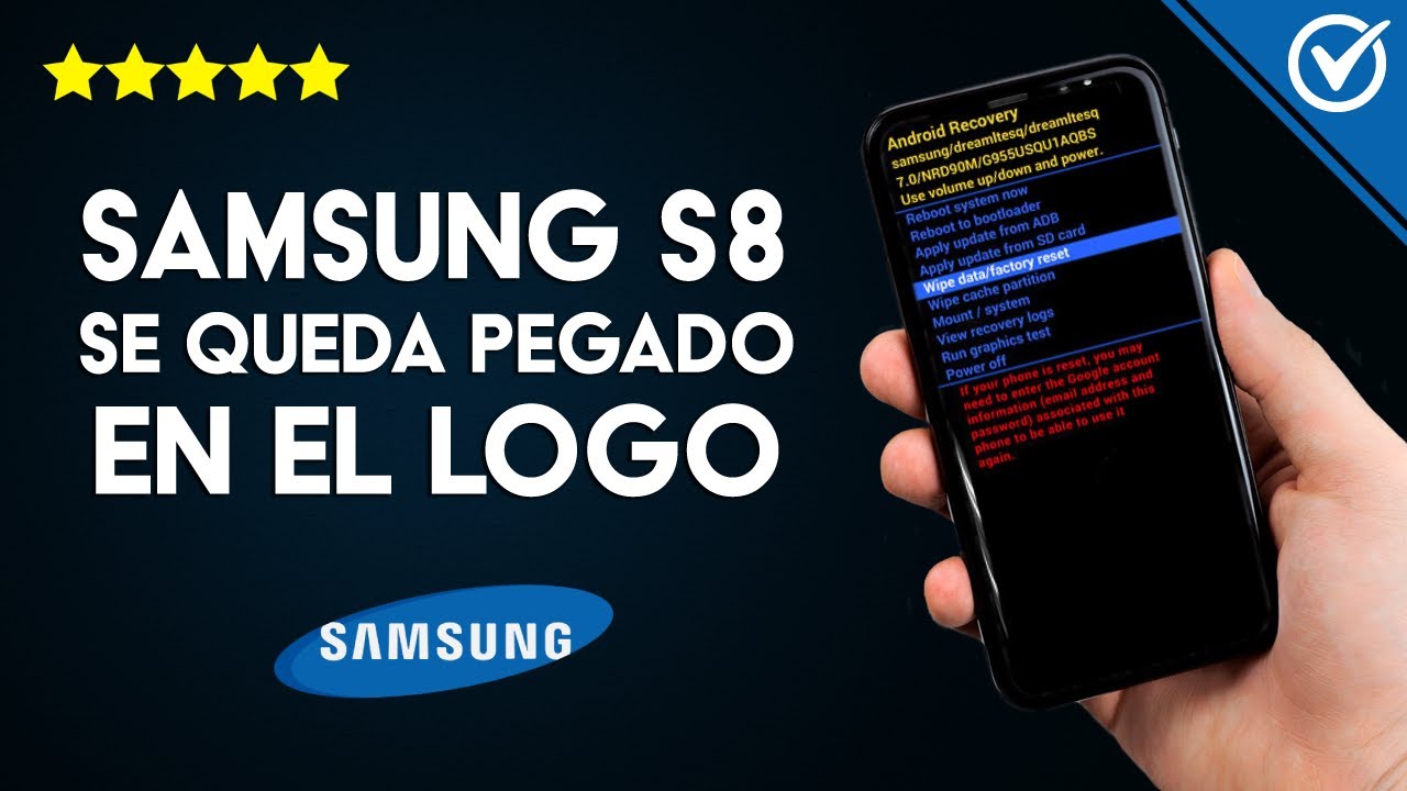 Solución: 'Samsung S8 / S8 Plus se Queda Pegado en el logo y no Enciende ni  Arranca' - YouTube