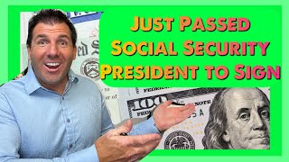 Congress Just Passed Something for Social Security