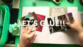 Big Random Glue Book #gluewithme #craftwithme #bigrandomgluebook #randomgluebook #gluebook #collage