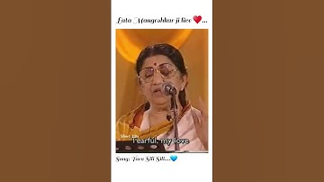 Thumbnail of Yara Sili Sili l Lata Mangeshkar ji live #shorts