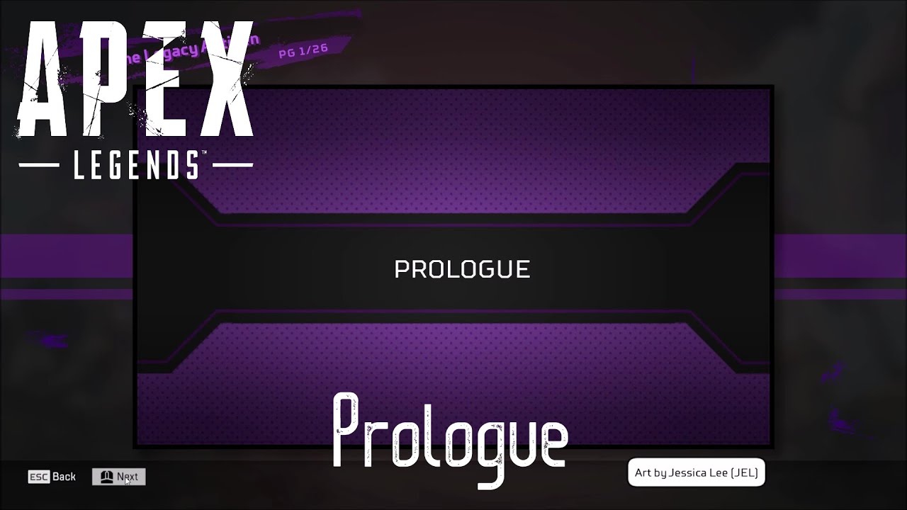 Prologue Apex Legends The Legacy Antigen Quest Comic YouTube