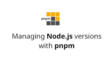 Managing Node.js versions with pnpm