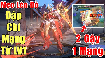 [Gcaothu] Mẹo lên đồ Ngộ Không đập chí mạng từ Lv 1 - Địch phát sốc vì chỉ 2 gậy 1 mạng