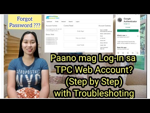 How to Log-in TPC Web Account(Step by Step) with Troubleshooting