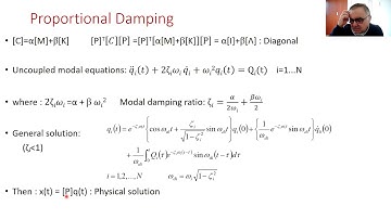 Modal Analysis - Damped Systems