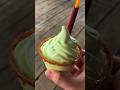 Trying tequila lime Dole Whip at Disney World #dolewhip #disneyworld