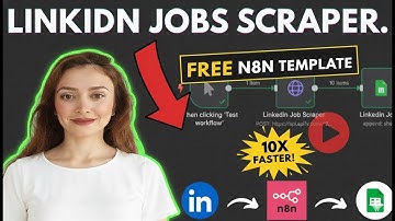 How to Scrape LinkedIn Using n8n (Free Template!)😱