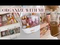 ORGANIZE WITH ME! NEW MAKEUP ORGANIZER💕VLOG 14