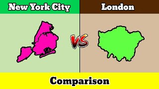 Let's Compare New York City VS London | Country Comparison | Data Duck