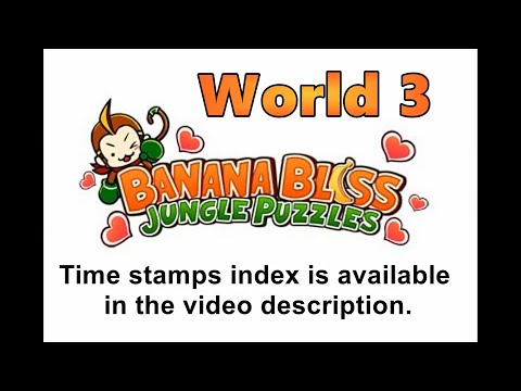 Banana Bliss: Jungle Puzzles - World 3 Complete Walkthrough - Nintendo 3DS