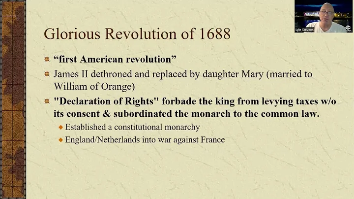 The Glorious Revolution and Impact on North Americ...