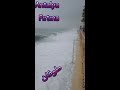 طوفان در دریای آنتالیا