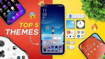 Awesome Top 5 MIUI Themes - Customize Widgets, Cool Lockscreen Ui⚡