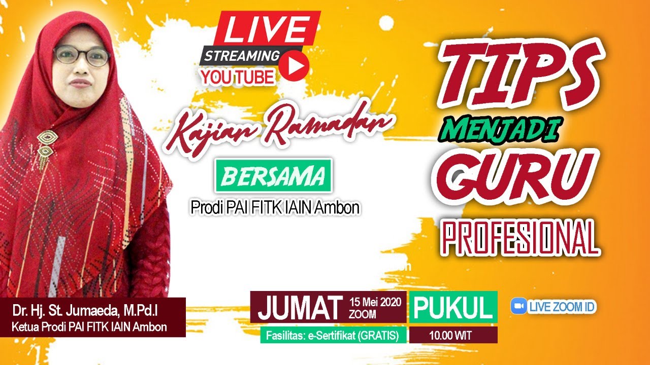 Tips Menjadi Guru Profesional YouTube