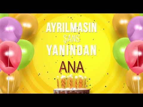 İyi ki doğdun ANA- İsme Özel Doğum Günü Şarkısı (FULL VERSİYON)