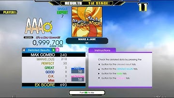 [SM5/DDR A] MAKE A JAM! Expert Mode Perfect Full Combo AAA