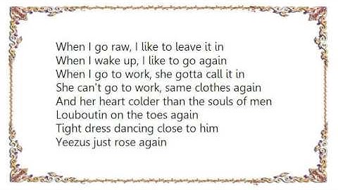 Kanye West - Send It Up Lyrics
