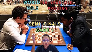 Fabulous Fabiano vs Pragmatic Pragg | FIDE World Cup Semi-Finals | Commentary by Sagar