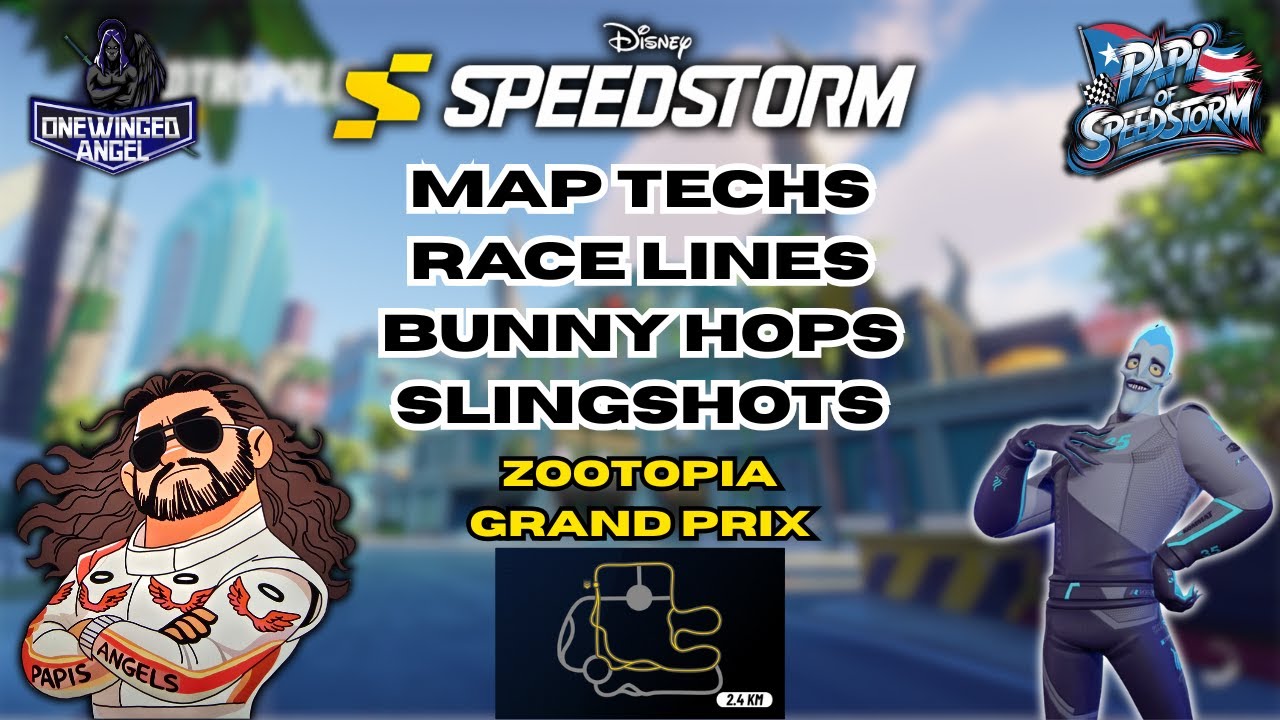 Технические характеристики карты Zootropolis V1 | Прыжки кролика и траектории с рогаткой | Руково...