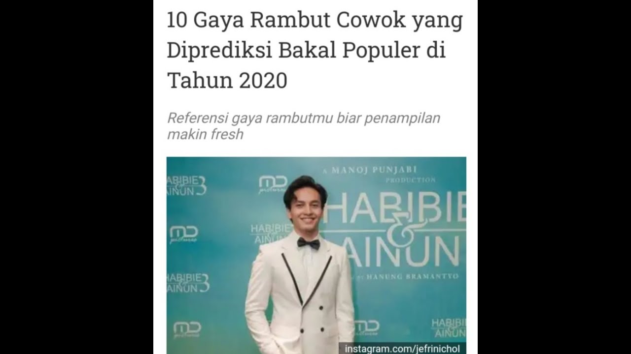 10 GAYA  RAMBUT  COWOK  YANG DI PREDIKSI BAKAL POPULER DI 