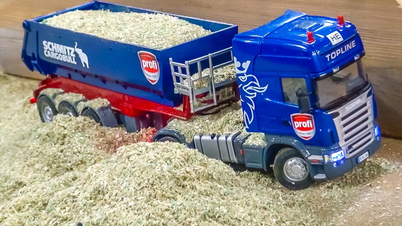 Rc Tractors And Trucks In Action! Big Fun In 1/32 Scale! - Youtube
