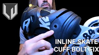 Recreational Inline Skate Cuff Bolt Replacement