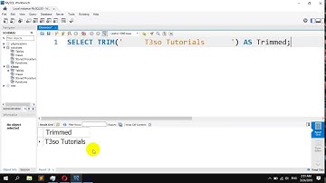 How to Remove Leading and Trailing Whitespace in MySQL