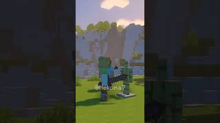Steve teaches Alex #minecraft #memes