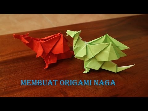 Cara Membuat Origami Naga 3d Dari Kertas Lipat Youtube